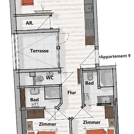 Appart-pension Schnoell Appartement